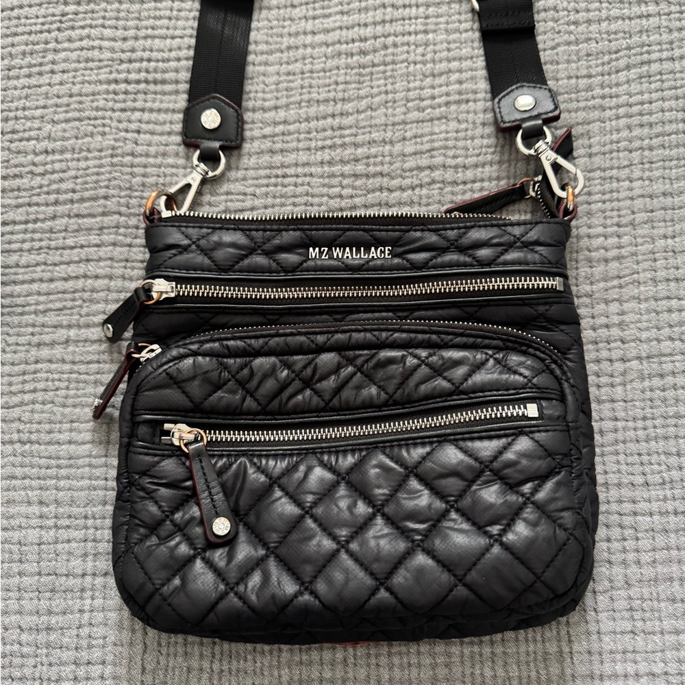 MZ Wallace Black Downtown Crosby Crossbody